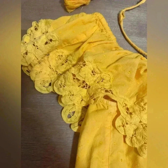 Free People Yellow Top - Picture 3 of 10